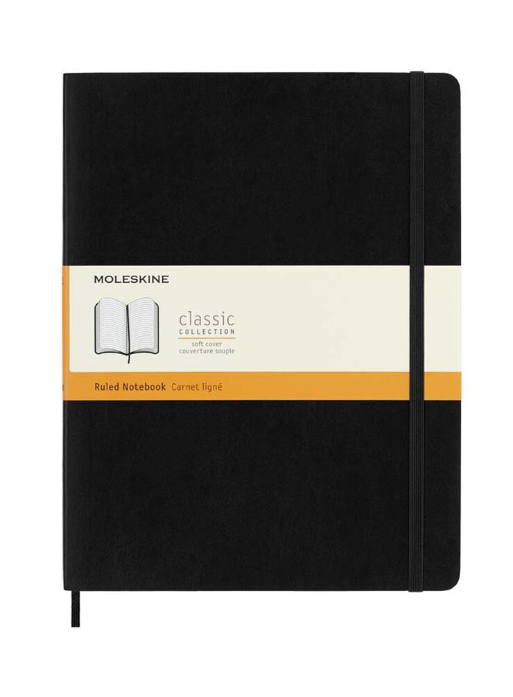 Libreta Moleskine Soft XL negro raya