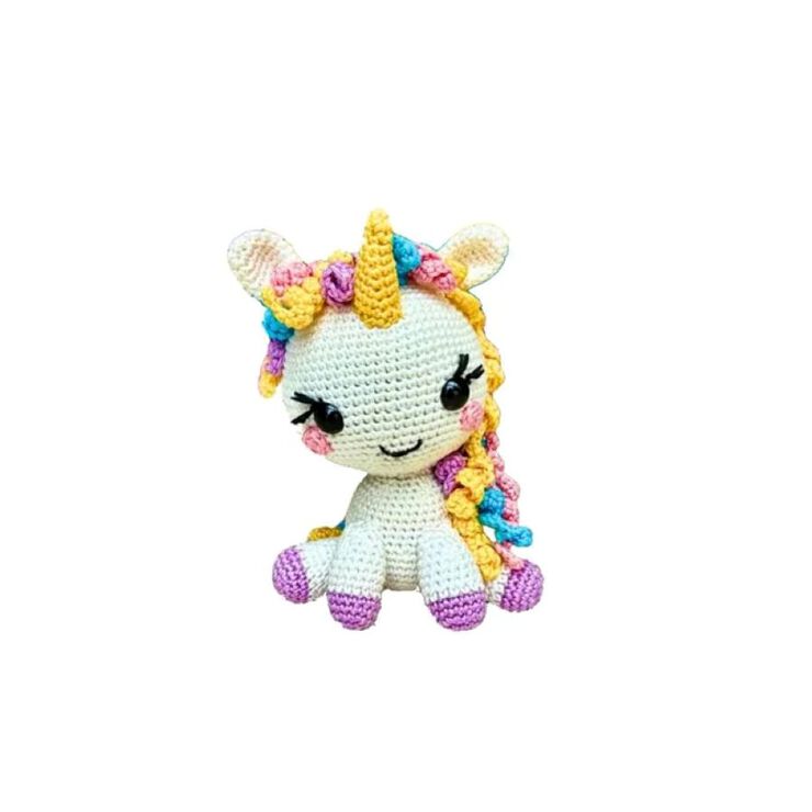 Kit de ganxet per a principiants My Woolease Unicorn