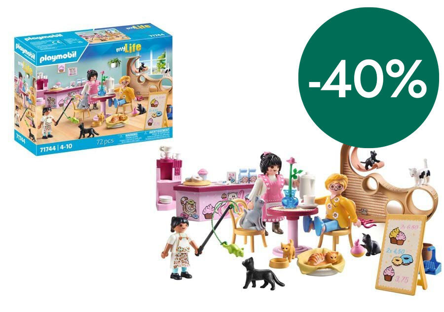 Playmobil My Life Cafeter&iacute;a para Gatos 71744