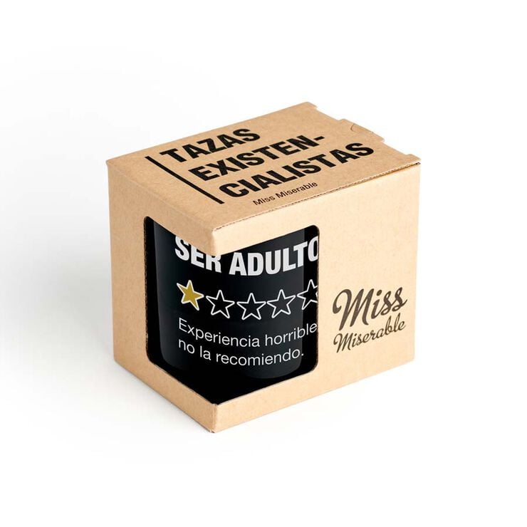 Taza ''Ser adulto experiencia horrible''