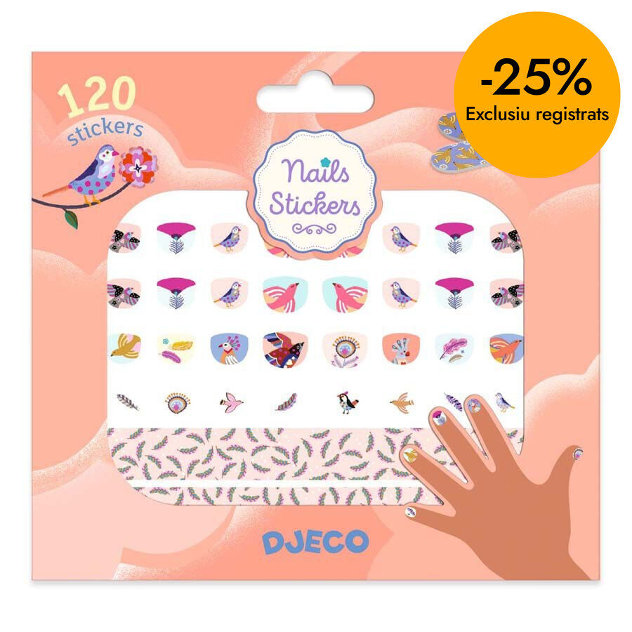 Adhesivos para u&ntilde;as Plumas