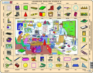 PUZLE ANGL&Egrave;S: ESCOLA