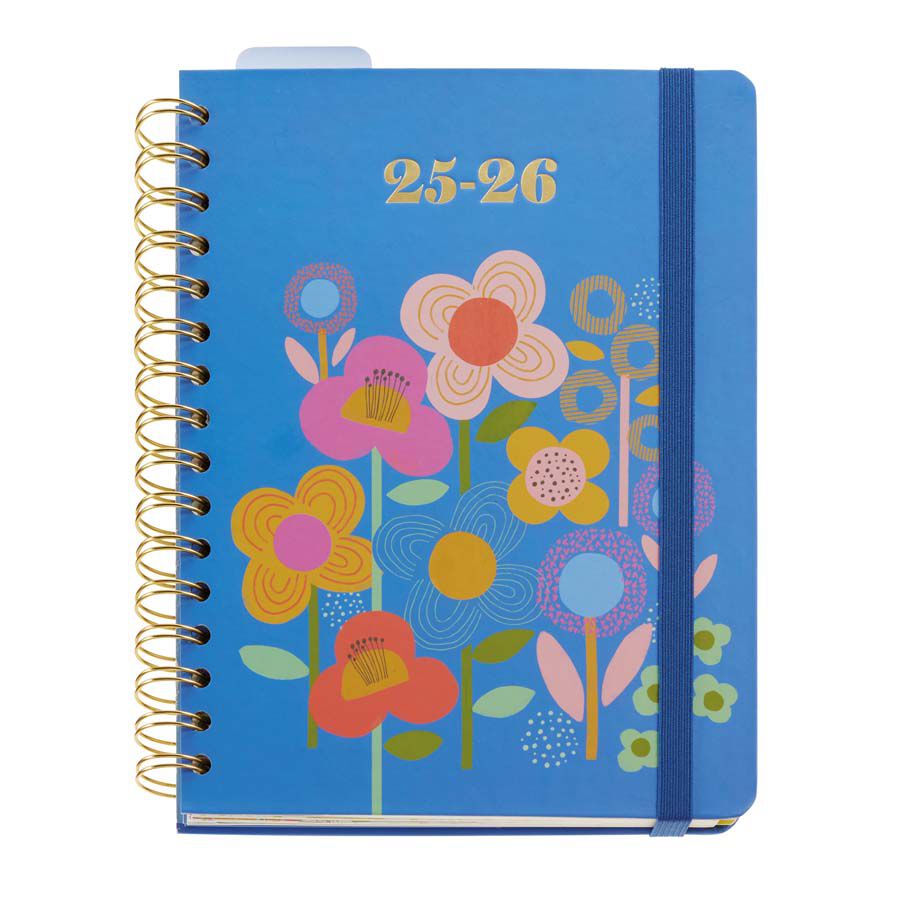 Agenda escolar Miquelrius Plus sem/vista cas 2025-26 Happyflower