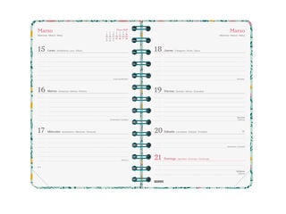 Agenda Finocam You Setmana Vista Horitzontal 2027 Castell&agrave; Blanc
