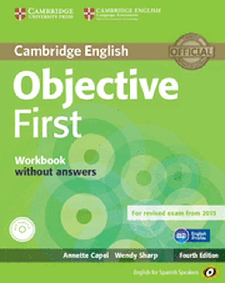 Objective First for Spanish Speakers Workbook Withoutanswers With Audio Cd 4Th Edition