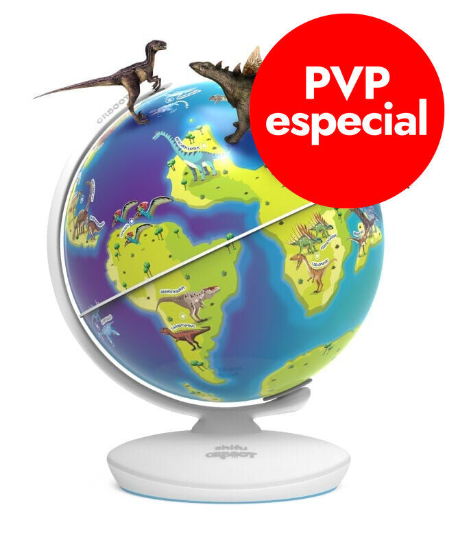 Globus terraqui interactiu Els Dinosaures