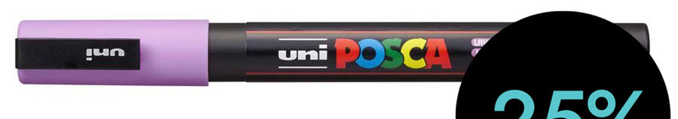 Retolador Posca PC-3M 0,9-1,3mm lavanda