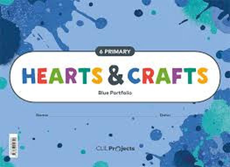 6 Prim Hearts & Crafts Blue Ntb I Ed19