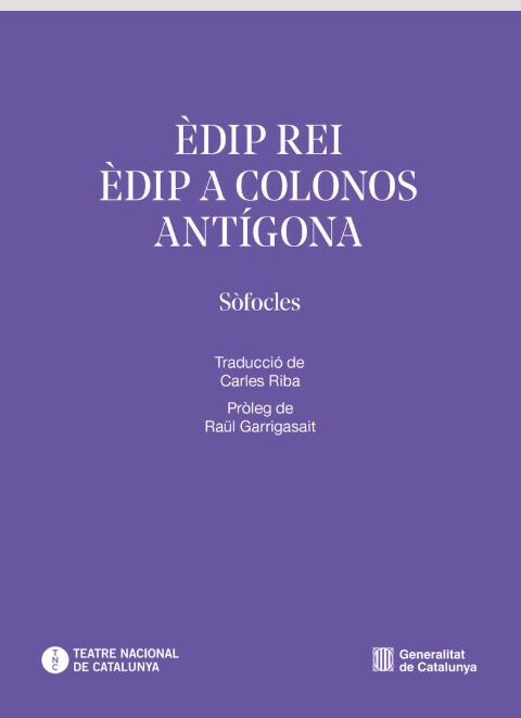 &Egrave;dip rei. &Egrave;dip a Colonos. Ant&iacute;gona