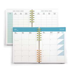 Agenda escolar Miquelrius Plus setm/vista cat 2025-26 blau