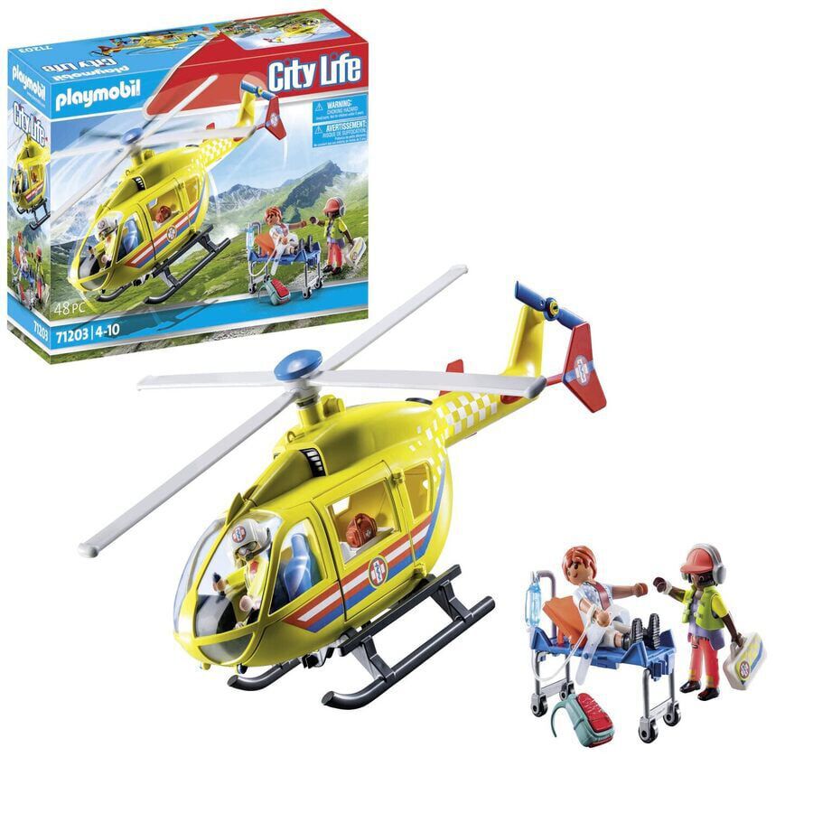 Playmobil City Helic&oacute;ptero de rescate 71203