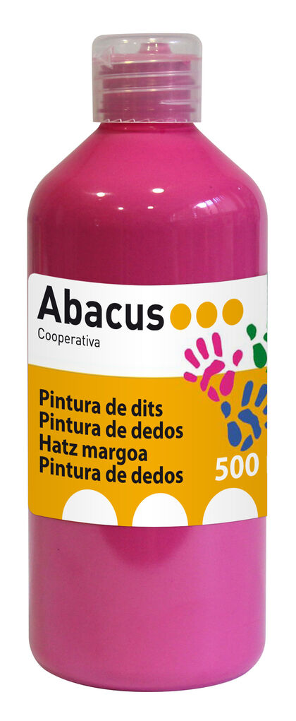 Pintura de dedos Abacus magenta 500 ml
