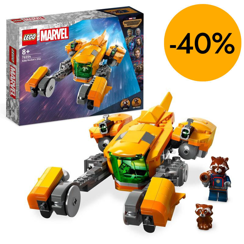 LEGO&reg; Marvel Nave de Baby Rocket 76524