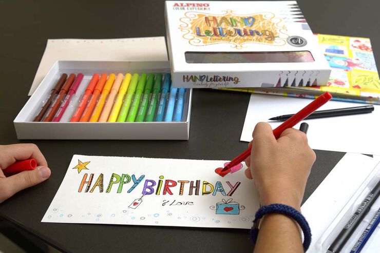 Retoladors Alpino Hand Lettering Color Experience Kit Retoladors Alpino Hand Lettering Color Experience Kit