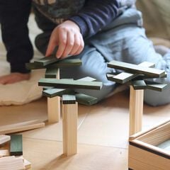 Joc de construcci&oacute; Kapla 40 llistons verd