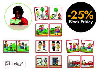 Joc d'associació Akros Les bones maneres Medi ambient