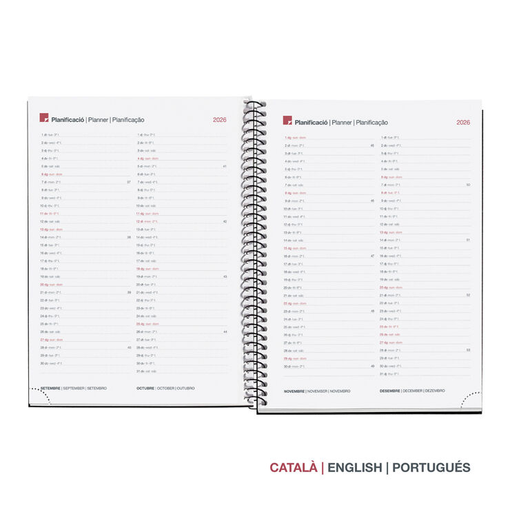 Agenda Miquelrius Espiral Plus Dia P&agrave;gina Catal&agrave; 2027 City Marr&oacute;