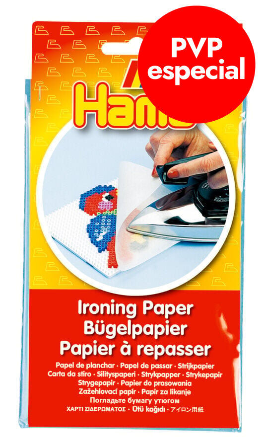 Papel de Levadura para planchar Hama 21x10cm 4 hojas