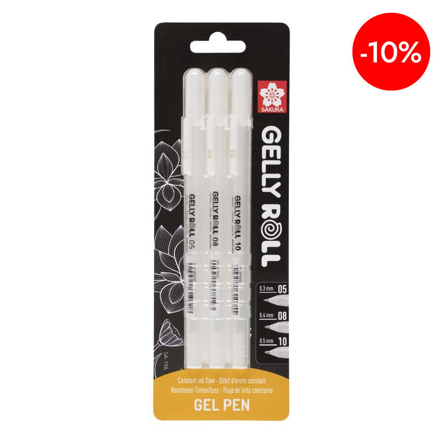 Bol&iacute;grafo Sakura Gelly Roll 05/08/10 blanco