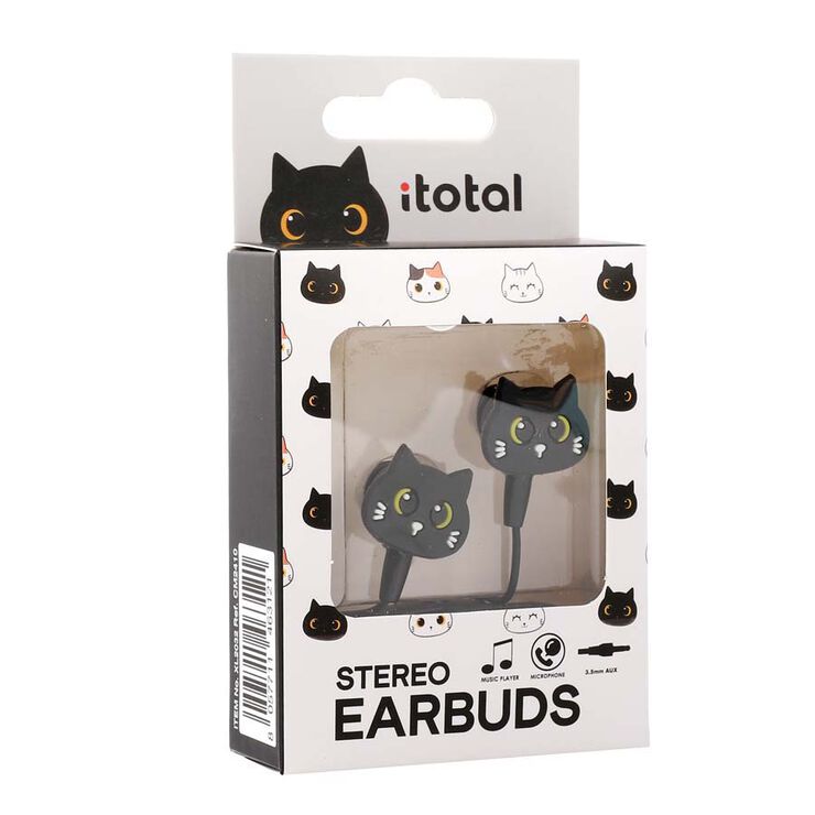 Auriculares botón iTotal Gato