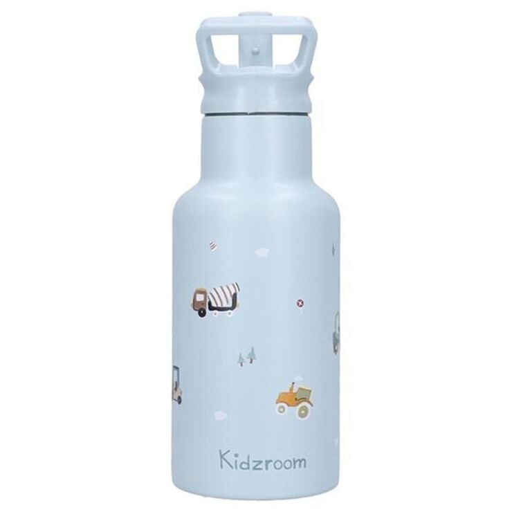 Botella Kidzroom 350 ml Veh&iacute;culos