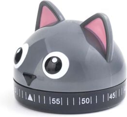 Temporizador de Cocina Kikkerland Gato gris
