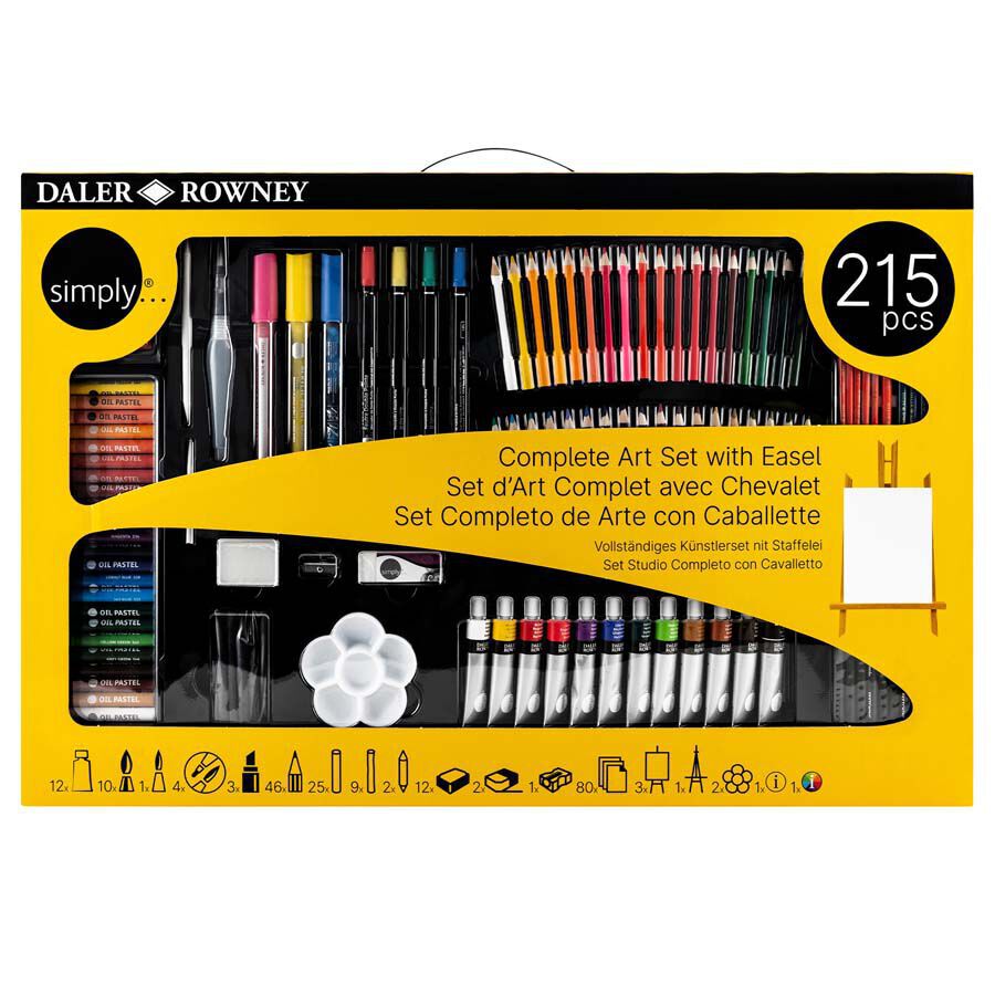 Set Daler Rowney Simply Complet 215 peces