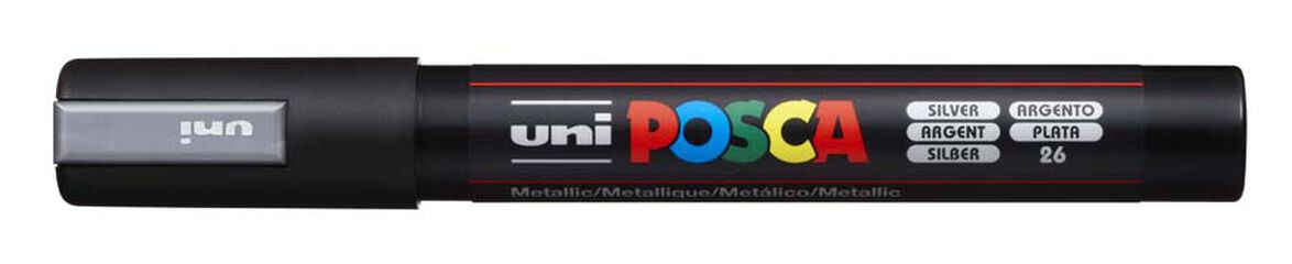 Retolador Posca PC-5M 1,8-2,5mm plata