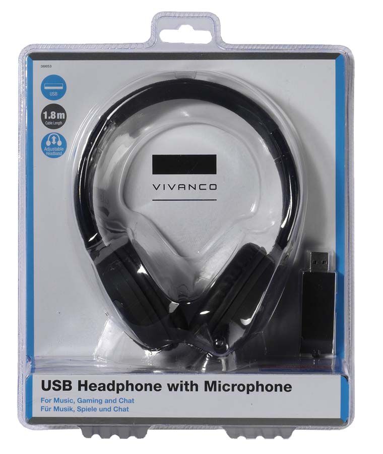 Auriculares Diadema + Mini Micro conexi&oacute;n USB