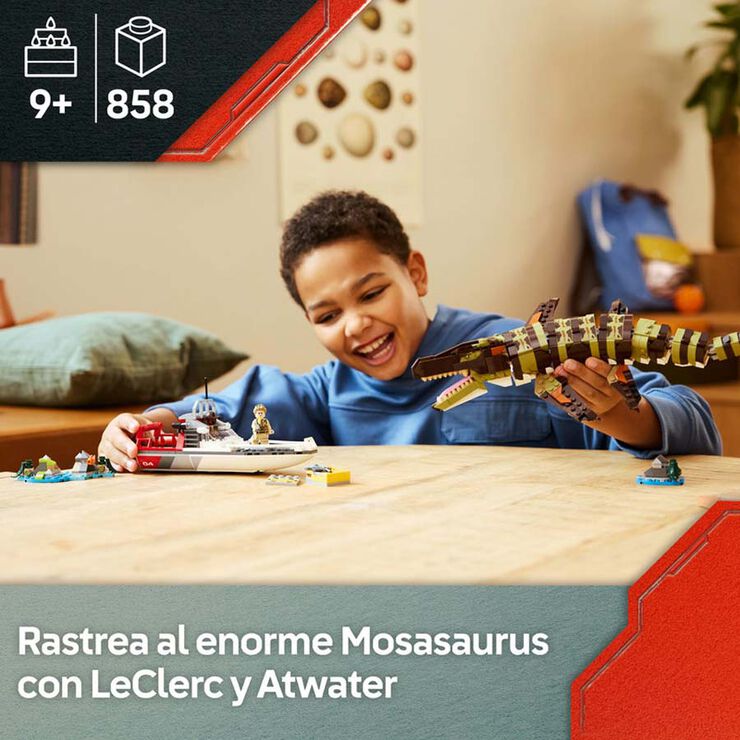 LEGO® Jurassic World Missió Naval: Mosasaurus Construïble 76974