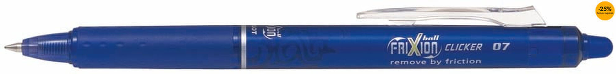 Bol&iacute;grafo Pilot Frixion Clicker azul