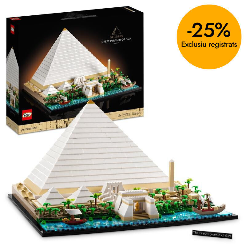 LEGO&reg; Architecture Gran Pir&agrave;mide de Guiza 21058