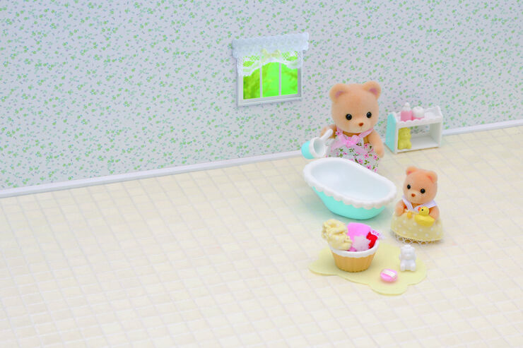 Ambientes Sylvanian Families Hora del baño bebé Ambientes Sylvanian Families Hora del baño bebé