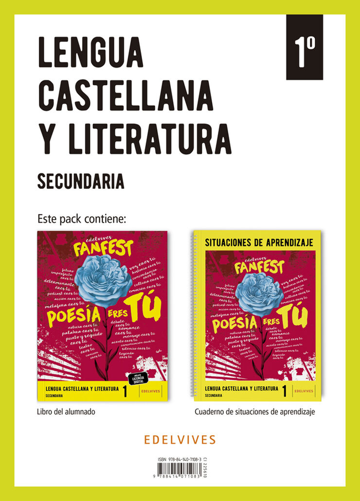 Proyecto: FanFest. Lengua Castellana y Literatura 1 Secundaria. Libro del alumnado + Cuaderno