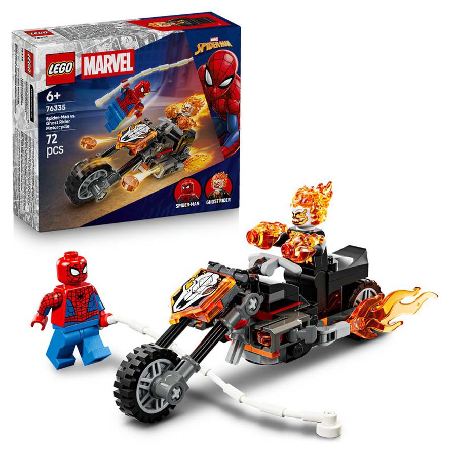 LEGO&reg; Super Heroes Spider-Man vs. Moto del Motorista Fantasma 76335