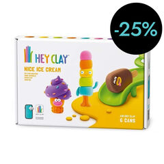 Plastilina Heyclay Helados set 6 botes