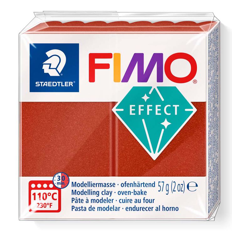 Pasta modelar Fimo Effect 57g metal cobre