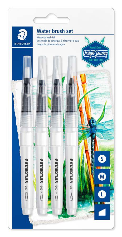Pinceles de agua Staedtler 4u