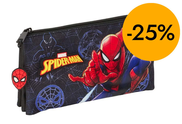 Estuche triple Spiderman