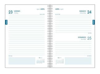 Agenda Escolar Dohe Espiral A6 d&iacute;a p&aacute;gina castellano 2026-2027 Serenity verde