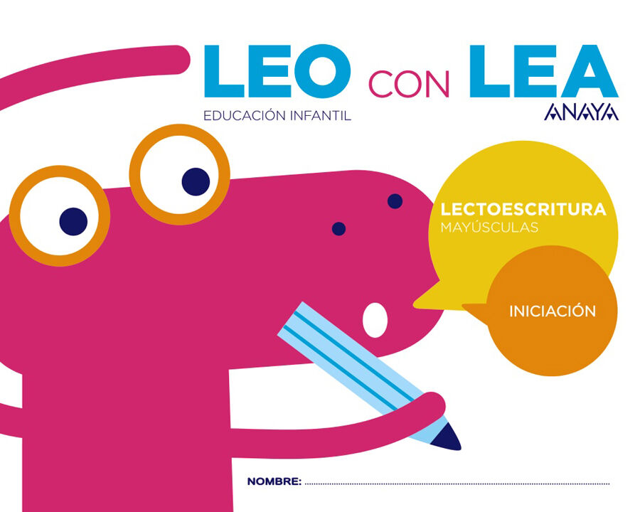 Leo con Lea. Iniciaci&oacute;n. May&uacute;sculas.