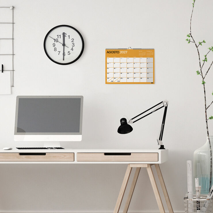 Calendario Miquelrius Pared A4 Castellano Chromatic 2027