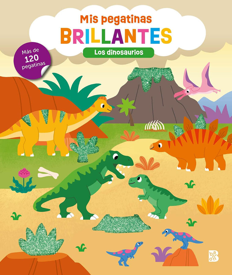 Mis pegatinas brillantes Los dinosaurios