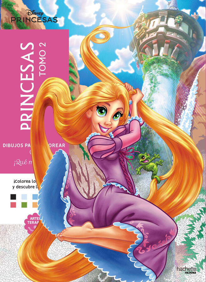 Dibujos para colorear, &iexcl;qu&eacute; misterio! Princesas tomo 2