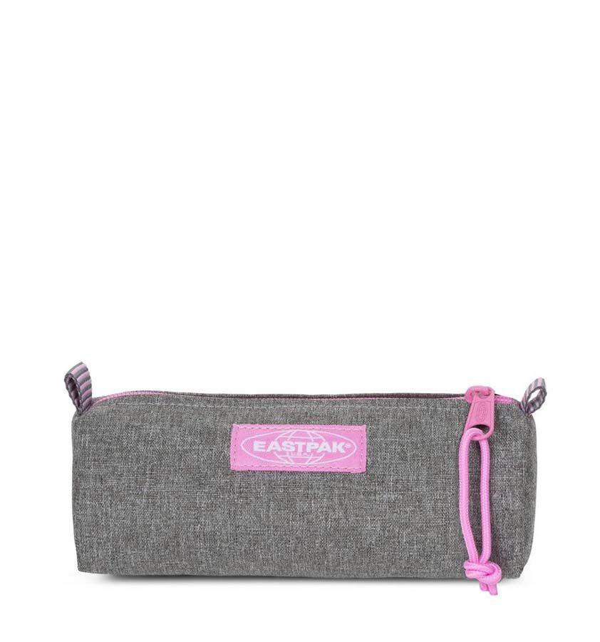 Estuche Eastpak Benchmark single grey/pink