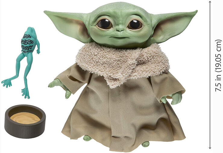 Peluche parlante Star Wars Mandalorian Baby Yoda - 19 cm Hasbro