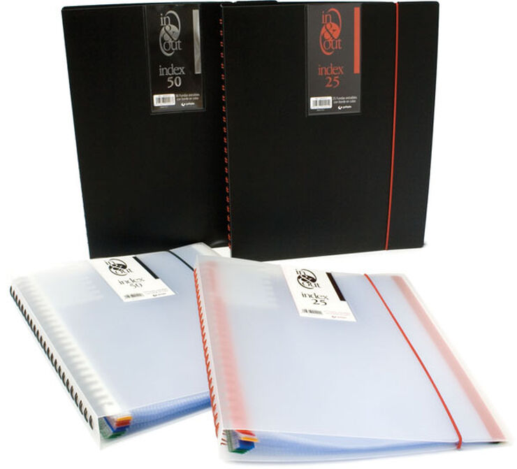 Carpeta 25 fundes A4 In&out Grafoplas