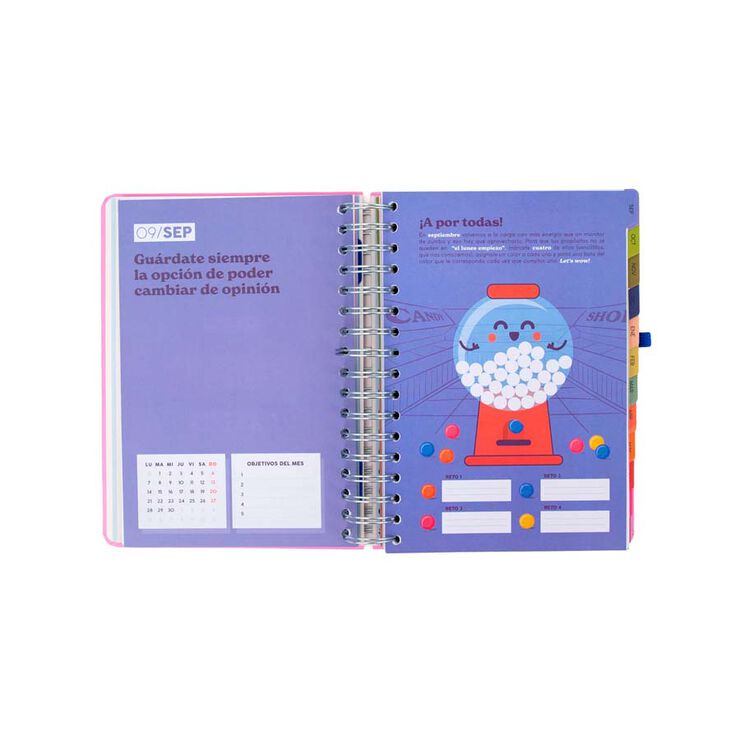 Agenda escolar Wonder di&agrave;ria castell&agrave; 2026-2027 - Si la vida te da limones&hellip;