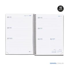 Agenda escolar Miquelrius Plus setm/vista cas 2025-26 Basic coral
