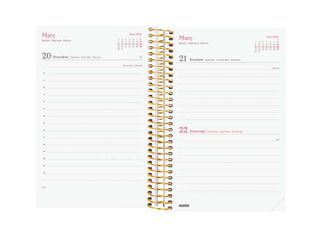 Agenda Finocam Design Collection E5 día/pág cat 2026 Goldy